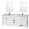 Sheffield 80" White (Vanity Only Pricing)